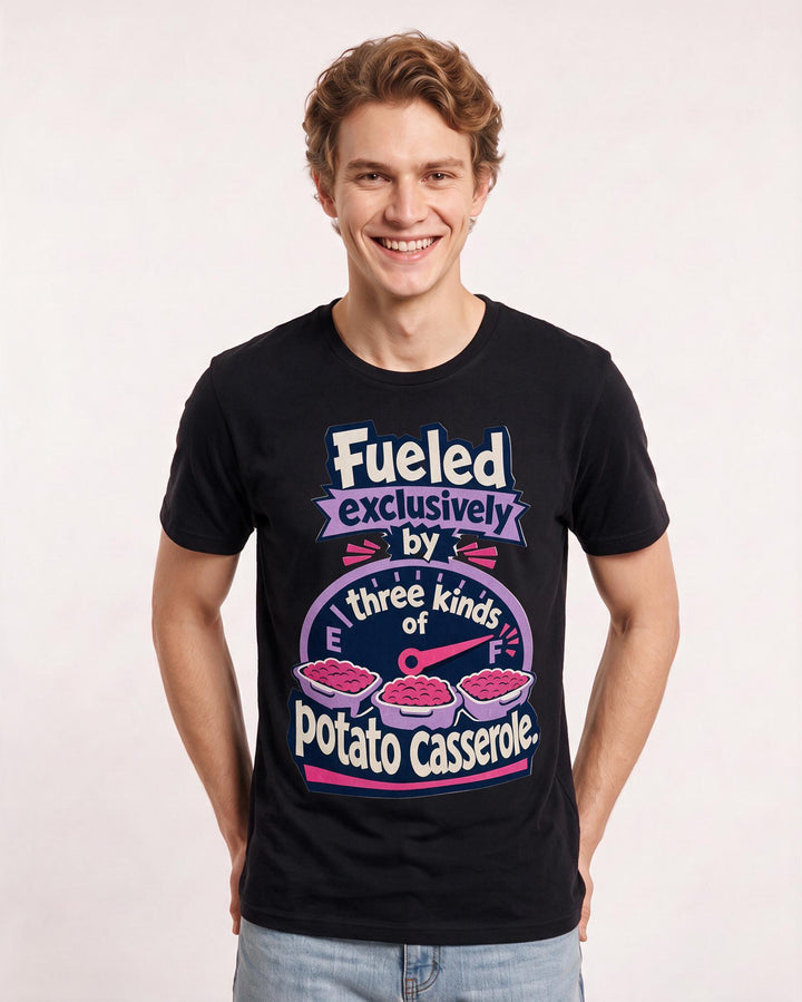 Christmas Black T-Shirt for Men – Holiday Theme Graphic Tee product image 3