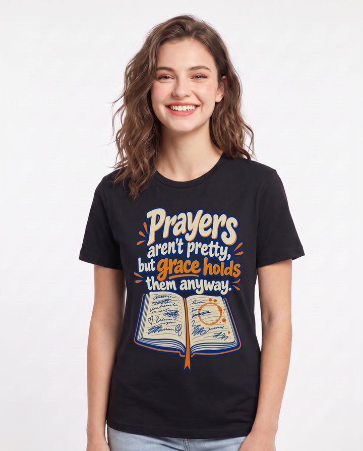 Christian Faith Black T-Shirt for Women – Everyday Expression Graphic Tee product image 3