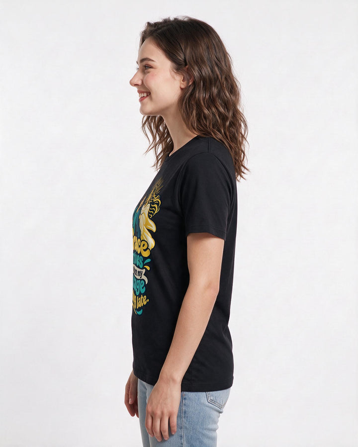 Christian Faith Black T-Shirt for Women – Everyday Expression Graphic Tee product image 2