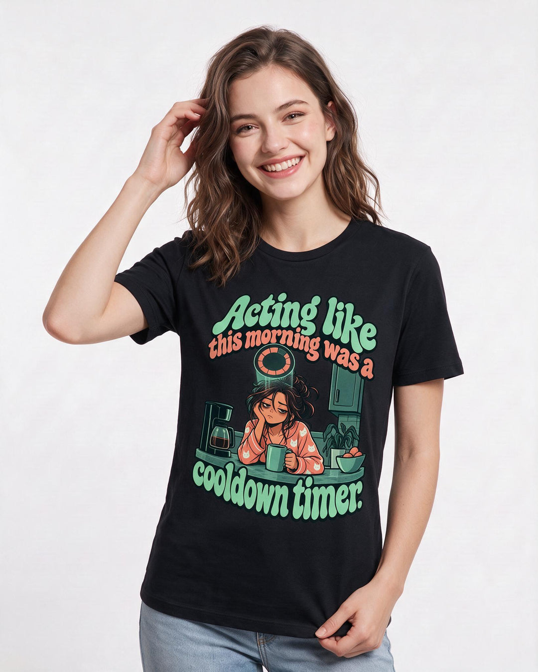 Gaming Black T-Shirt for Women – Game Night Graphic Tee product image 1
