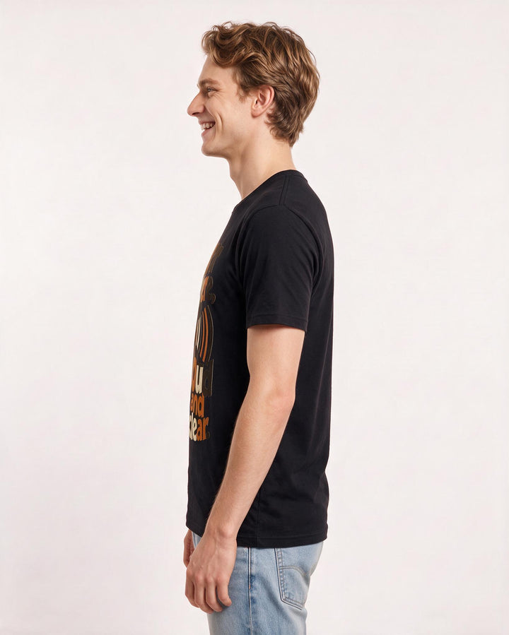 Pride Black T-Shirt for Men – Everyday Expression Graphic Tee product image 2