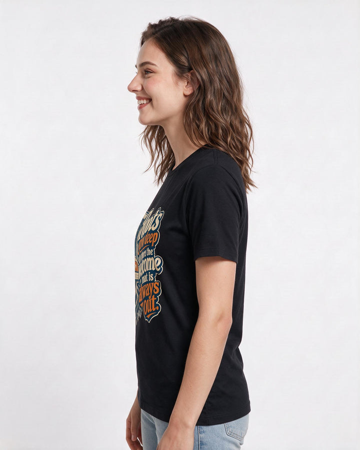 Patriotic Black T-Shirt for Women – Everyday Expression Graphic Tee product image 2