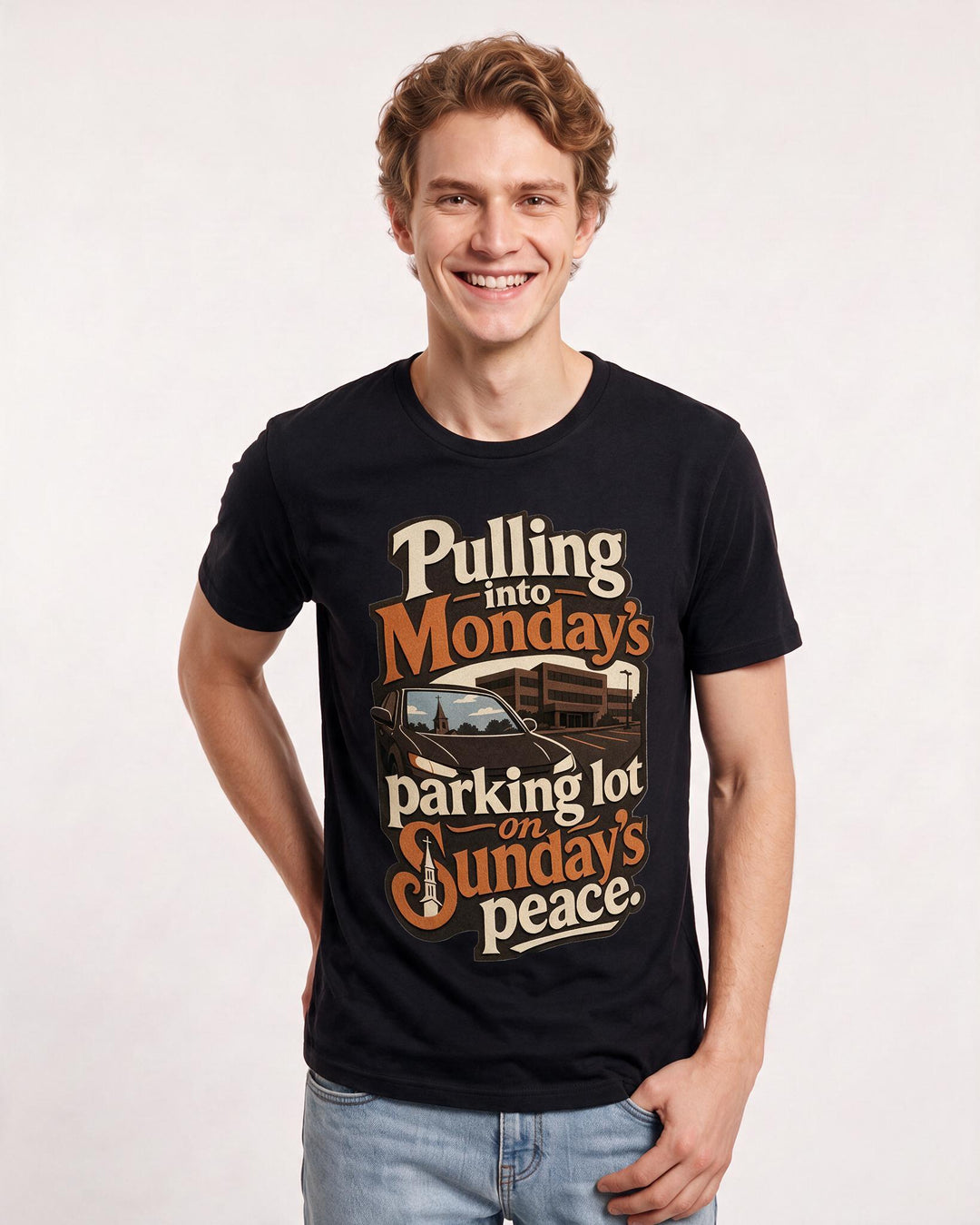 Christian Faith Black T-Shirt for Men – Everyday Expression Graphic Tee product image 1