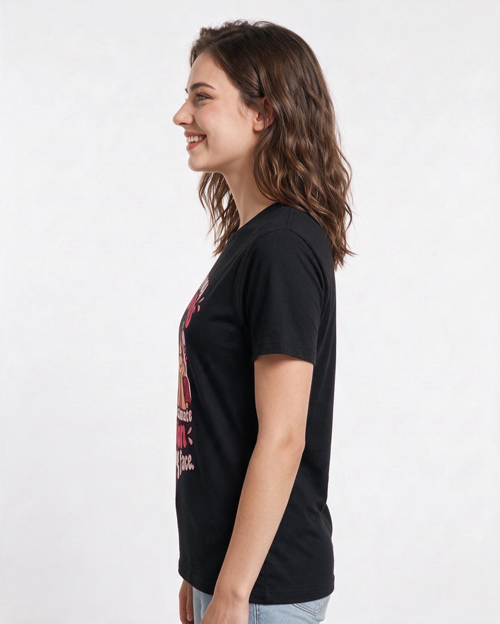 Nurse Black T-Shirt for Women – Nursing Life Graphic Tee product image 2