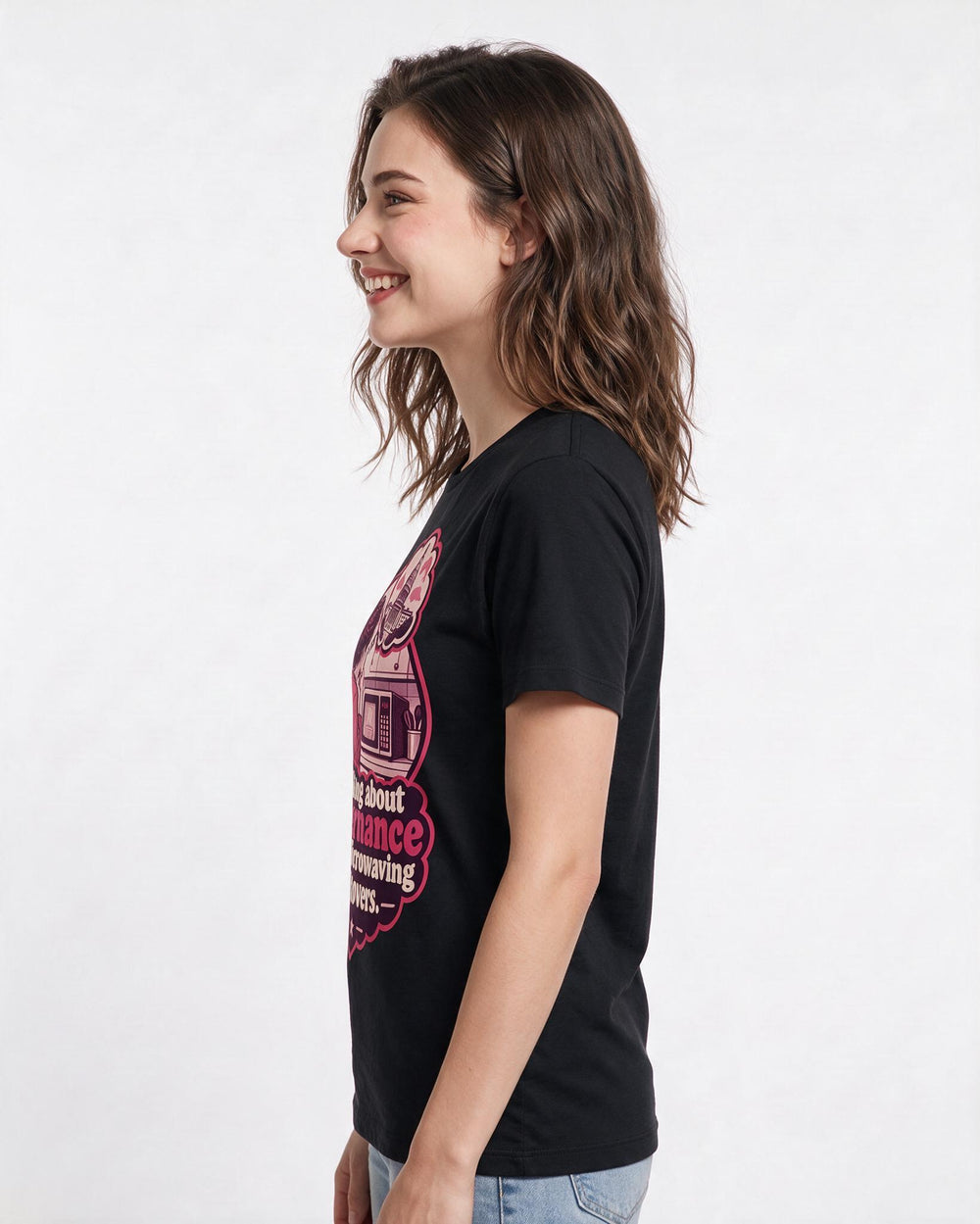 Political Statement Black T-Shirt for Women – Everyday Expression Graphic Tee product image 2