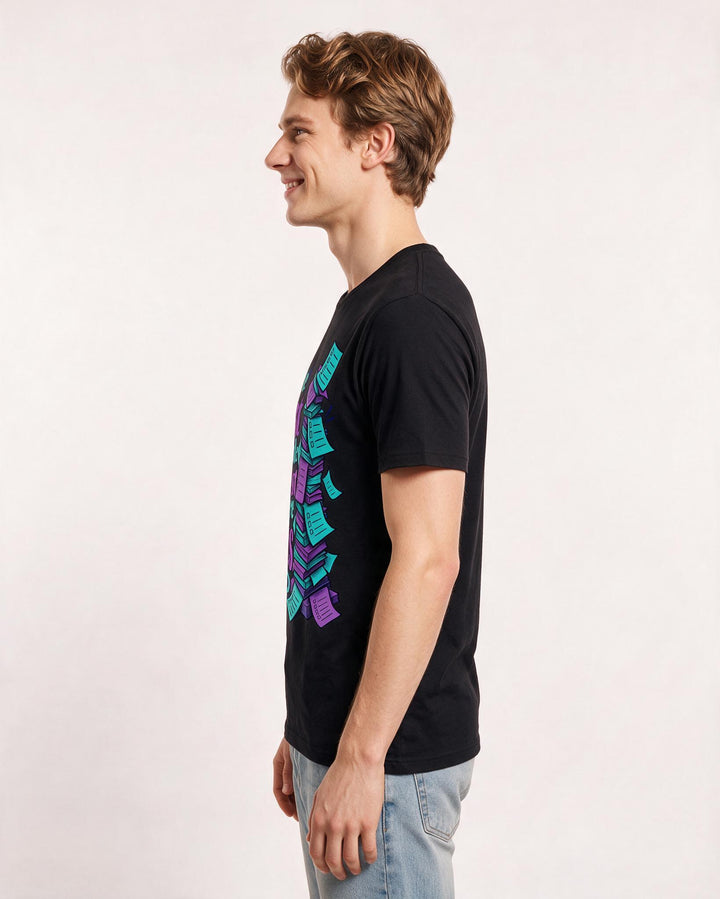 Meme Black T-Shirt for Men – Everyday Expression Graphic Tee product image 2