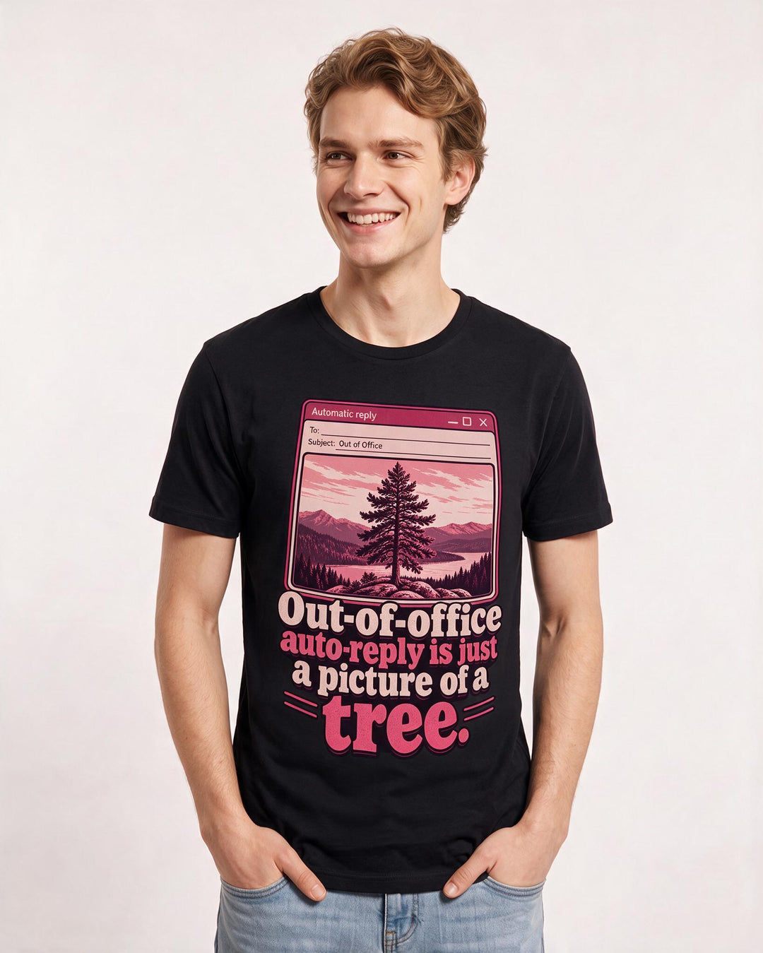 Hunting Black T-Shirt for Men – Everyday Expression Graphic Tee product image 1