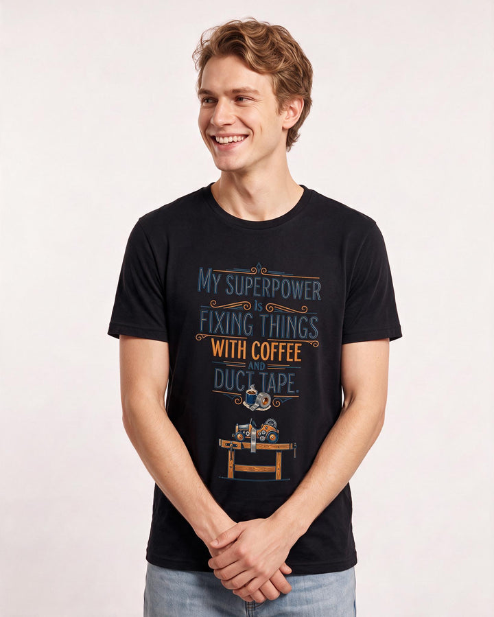 Mom Black T-Shirt for Men – Everyday Expression Graphic Tee product image 1