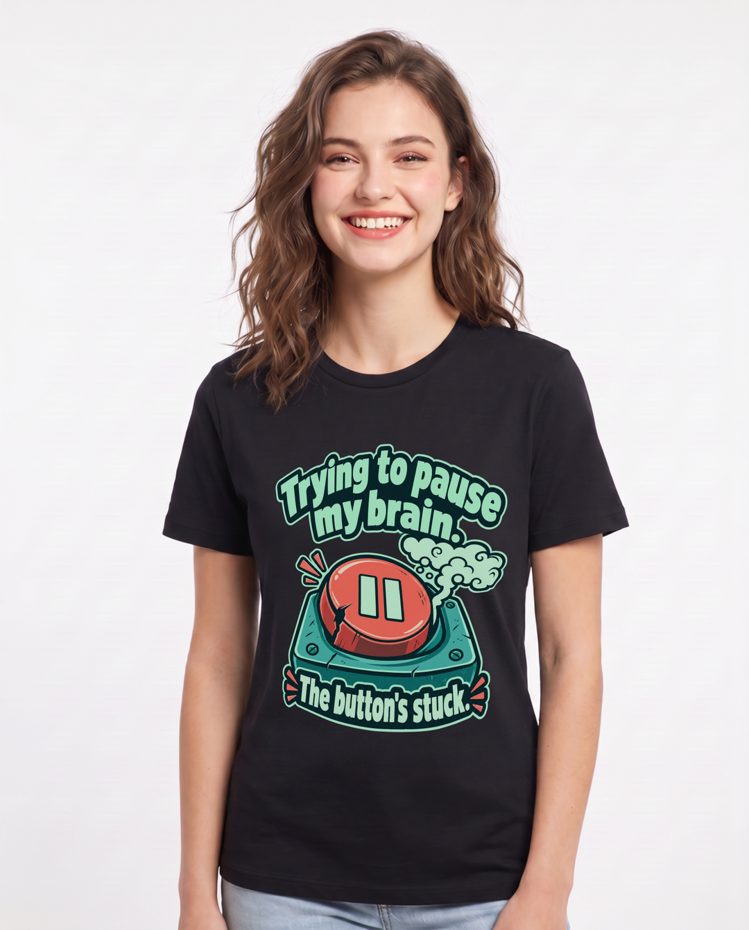 Gaming Black T-Shirt for Women – Game Night Graphic Tee product image 3