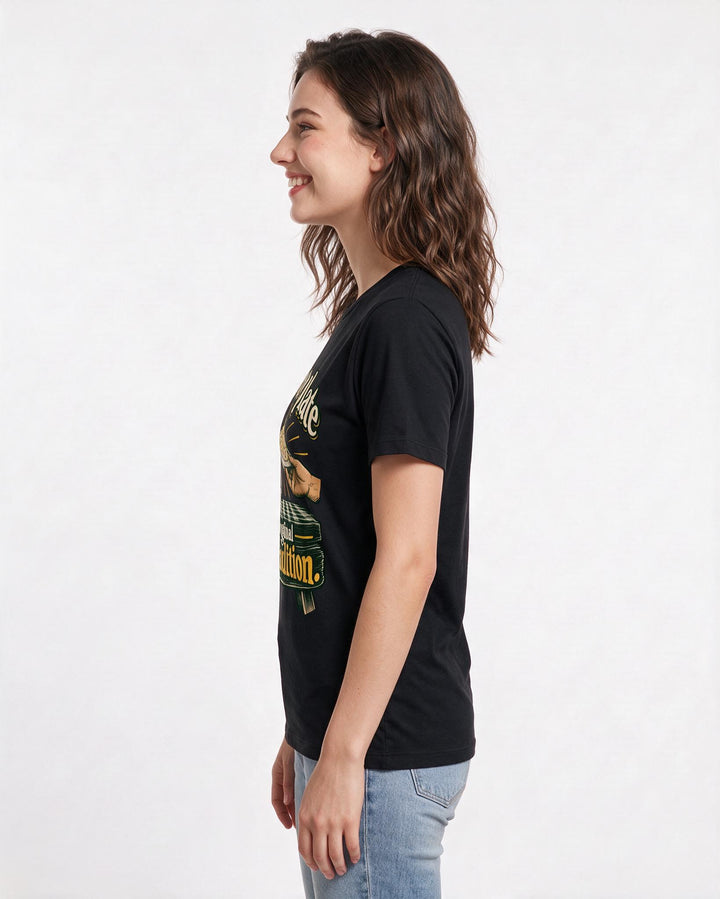 Patriotic Black T-Shirt for Women – Everyday Expression Graphic Tee product image 2