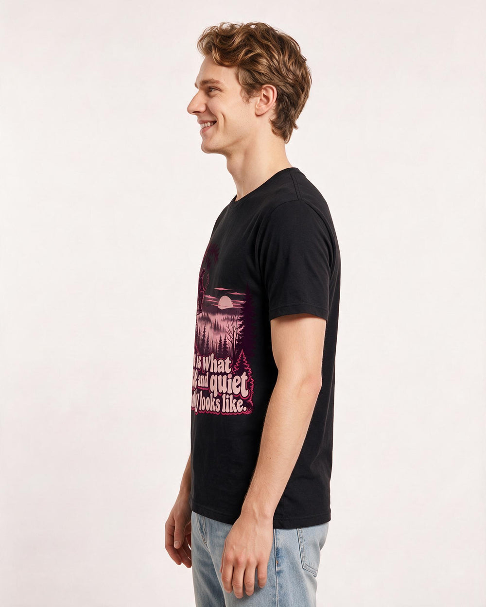 Hunting Black T-Shirt for Men – Everyday Expression Graphic Tee product image 2