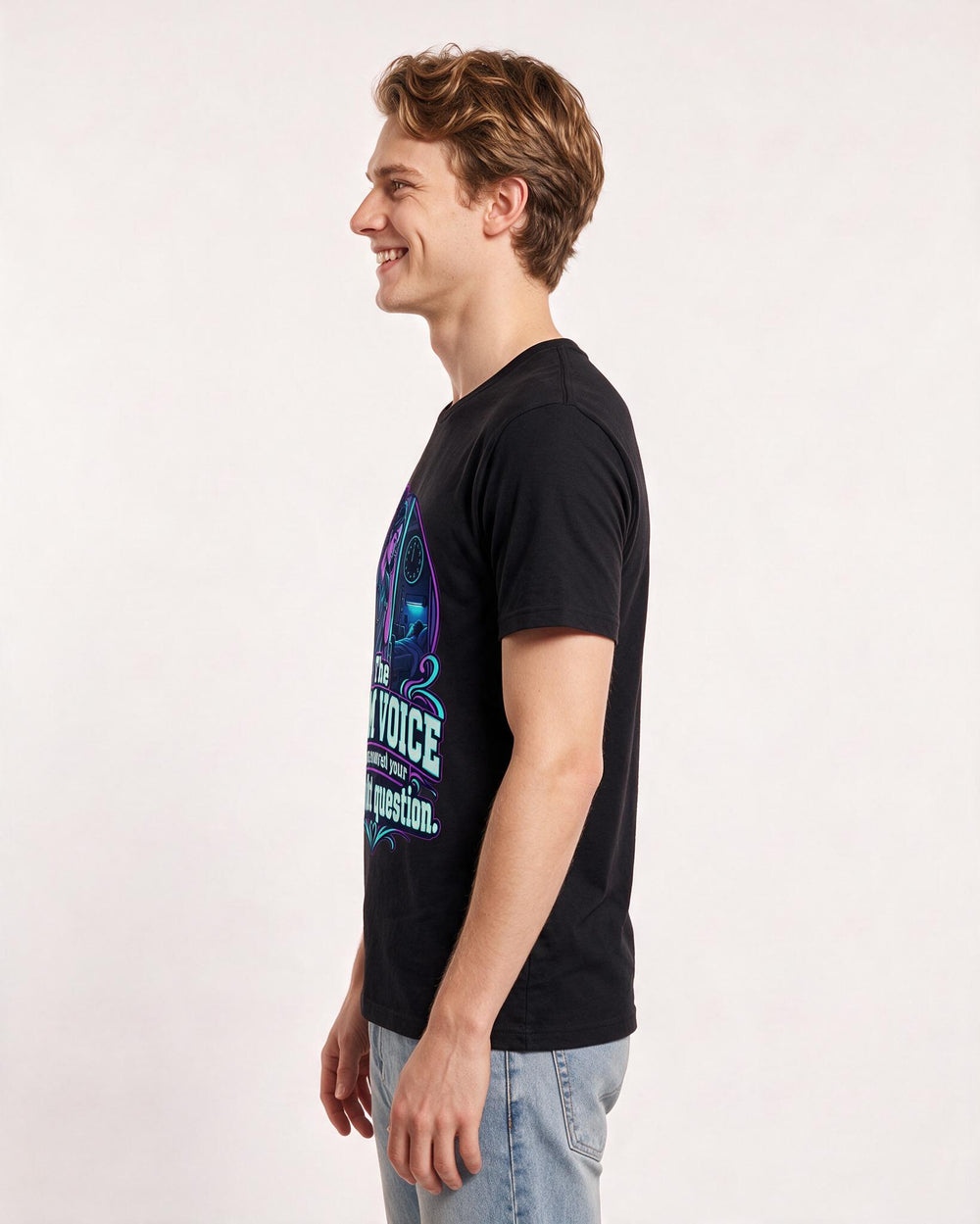 Nurse Black T-Shirt for Men – Nursing Life Graphic Tee product image 2
