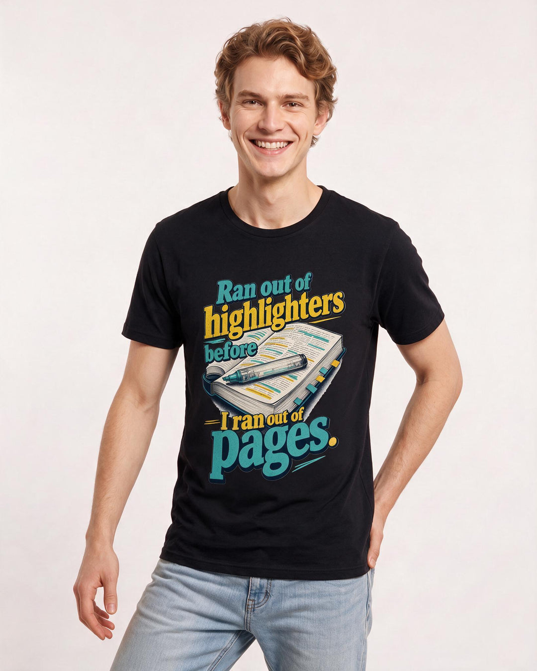 Graduation Black T-Shirt for Men – Everyday Expression Graphic Tee product image 1