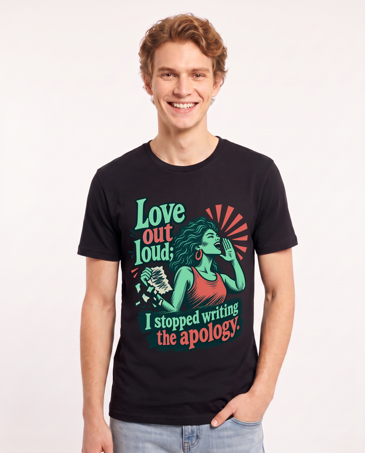 Pride Black T-Shirt for Men – Everyday Expression Graphic Tee product image 3