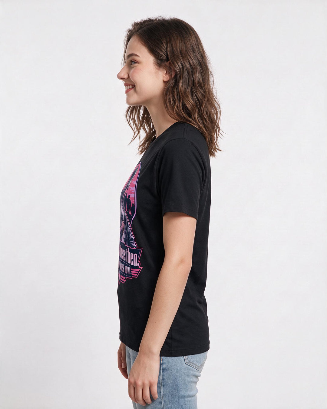 Veteran Black T-Shirt for Women – Everyday Expression Graphic Tee product image 2