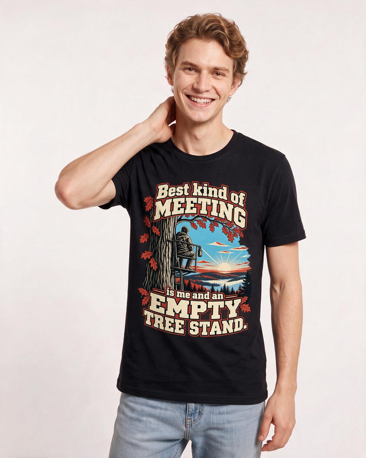 Hunting Black T-Shirt for Men – Everyday Expression Graphic Tee product image 1