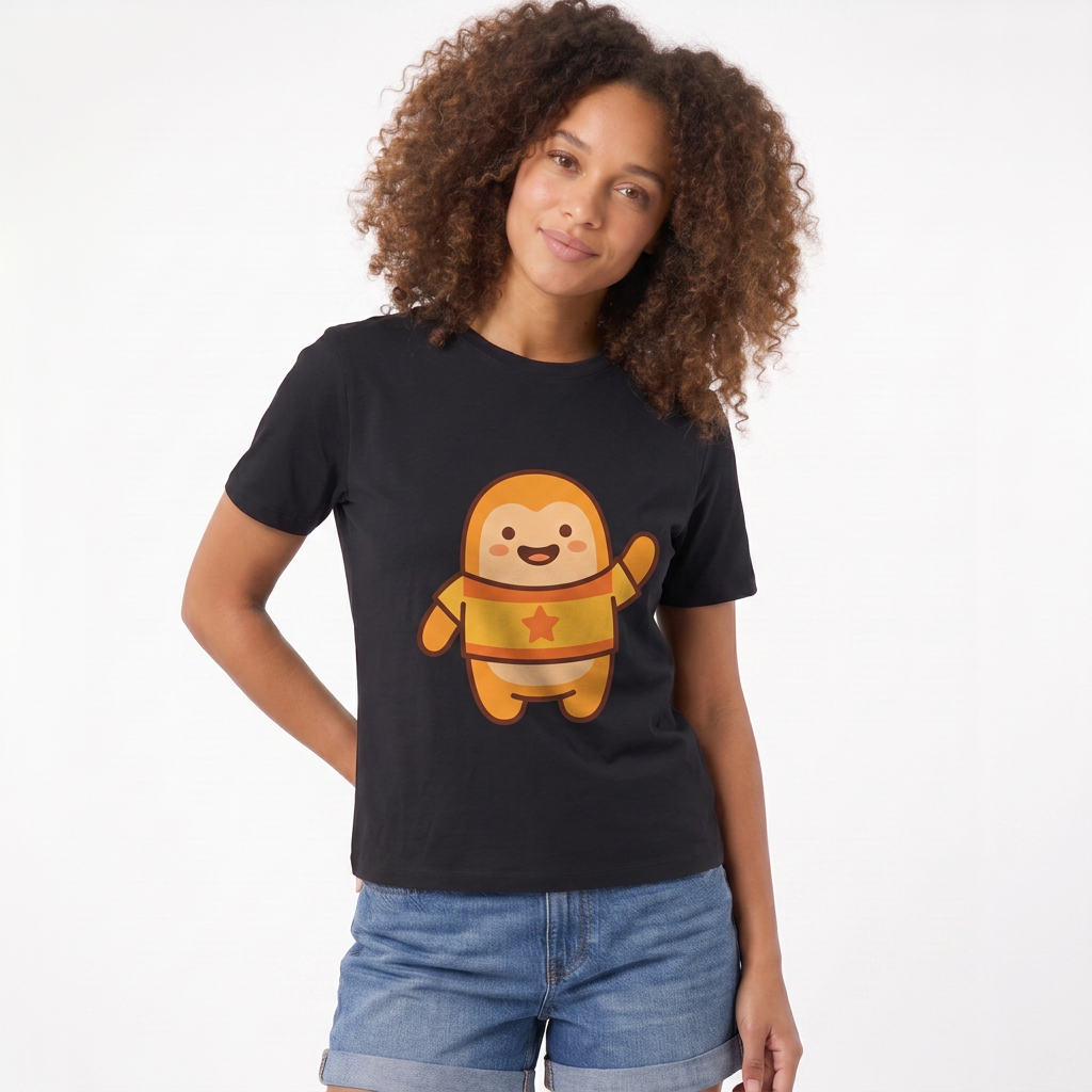 - Black T-Shirt 2 mockup 1