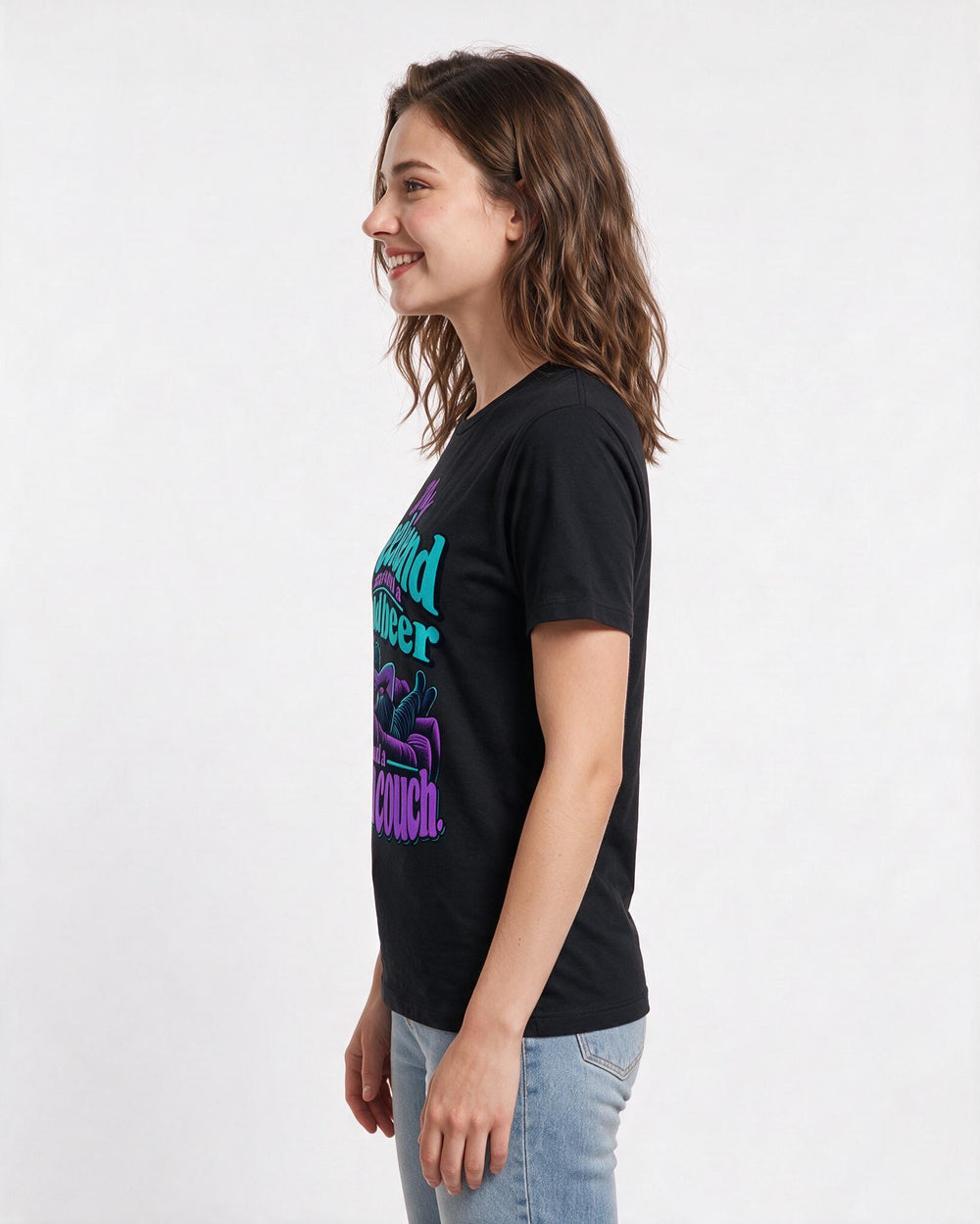Beer Black T-Shirt for Women – Everyday Expression Graphic Tee product image 2
