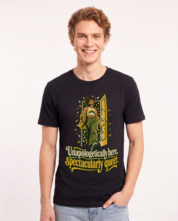 Pride Black T-Shirt for Men – Everyday Expression Graphic Tee product image 3