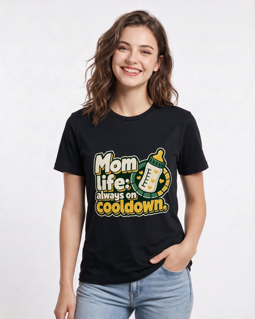 Gaming Black T-Shirt for Women – Game Night Graphic Tee product image 1