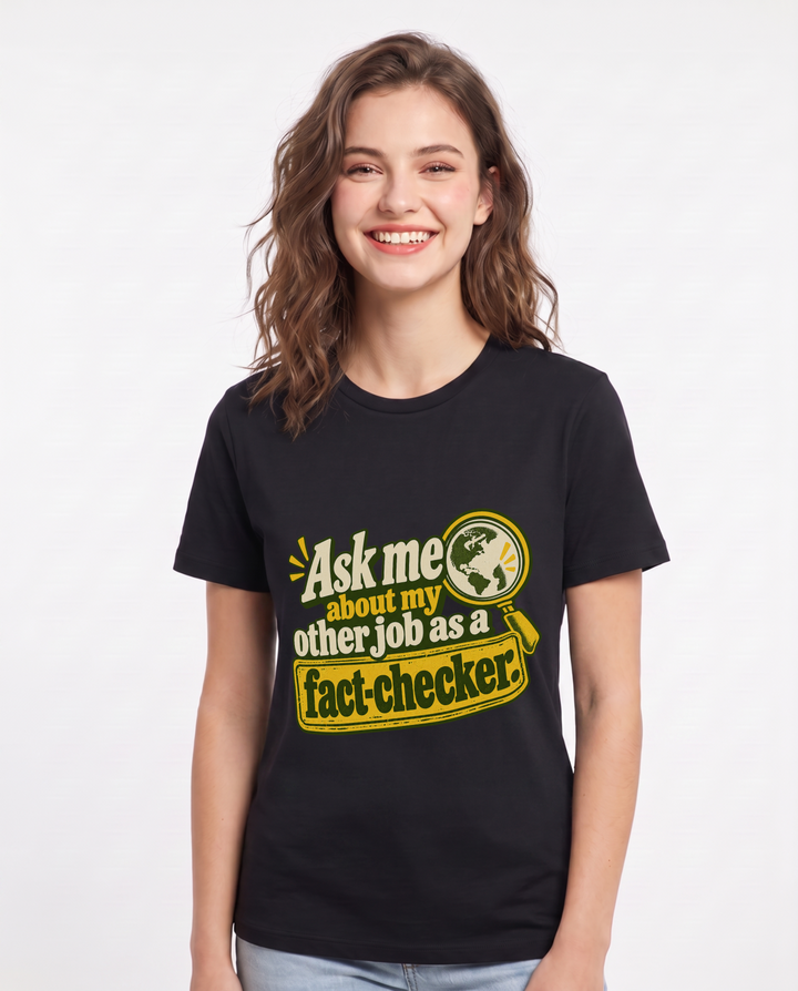 Teacher Black T-Shirt for Women – Everyday Expression Graphic Tee product image 3