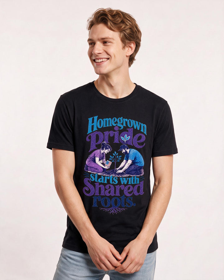 Patriotic Black T-Shirt for Men – Everyday Expression Graphic Tee product image 1