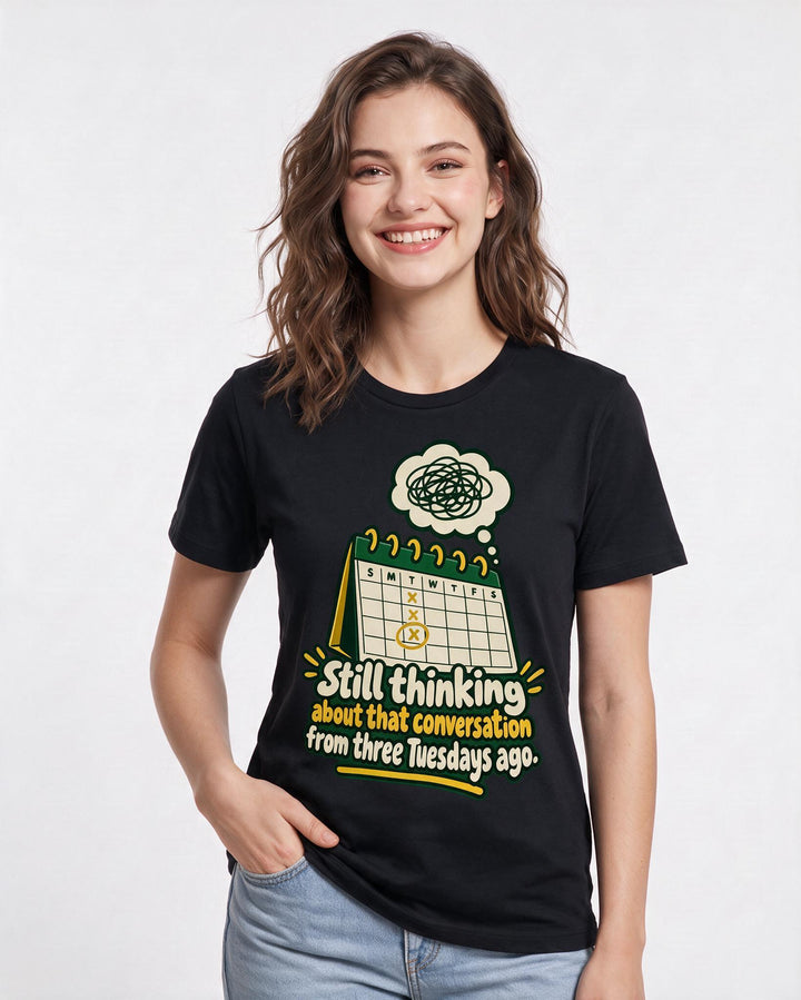 Neurodiversity Black T-Shirt for Women – Everyday Expression Graphic Tee product image 1