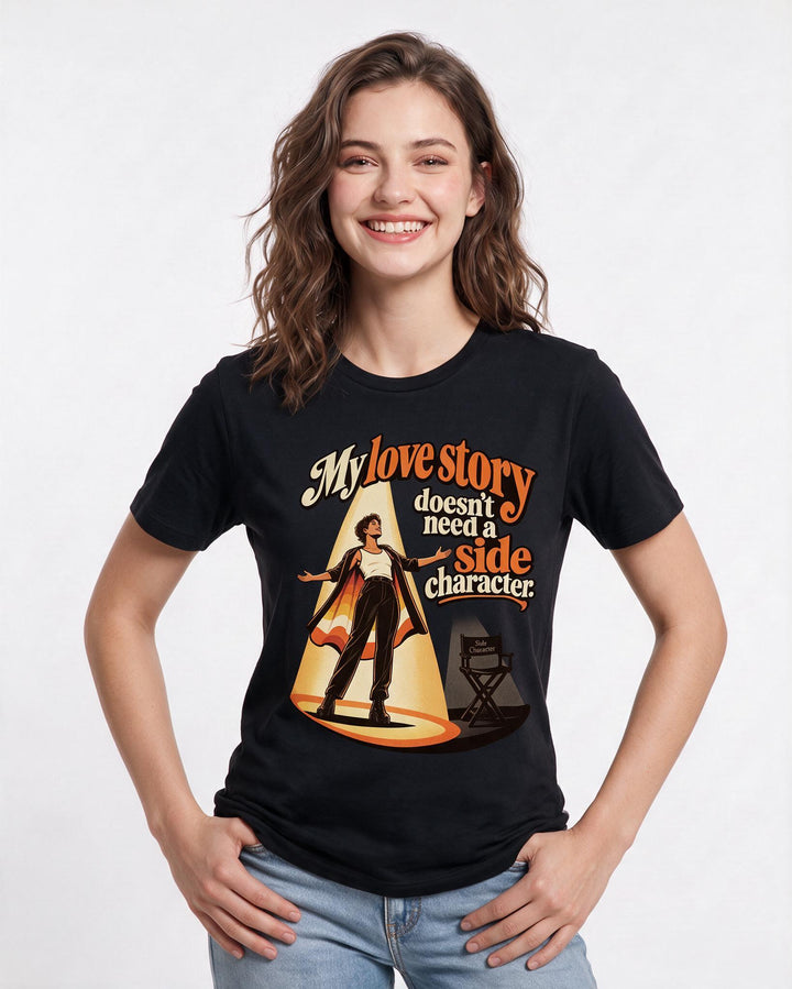 Pride Black T-Shirt for Women – Everyday Expression Graphic Tee product image 1