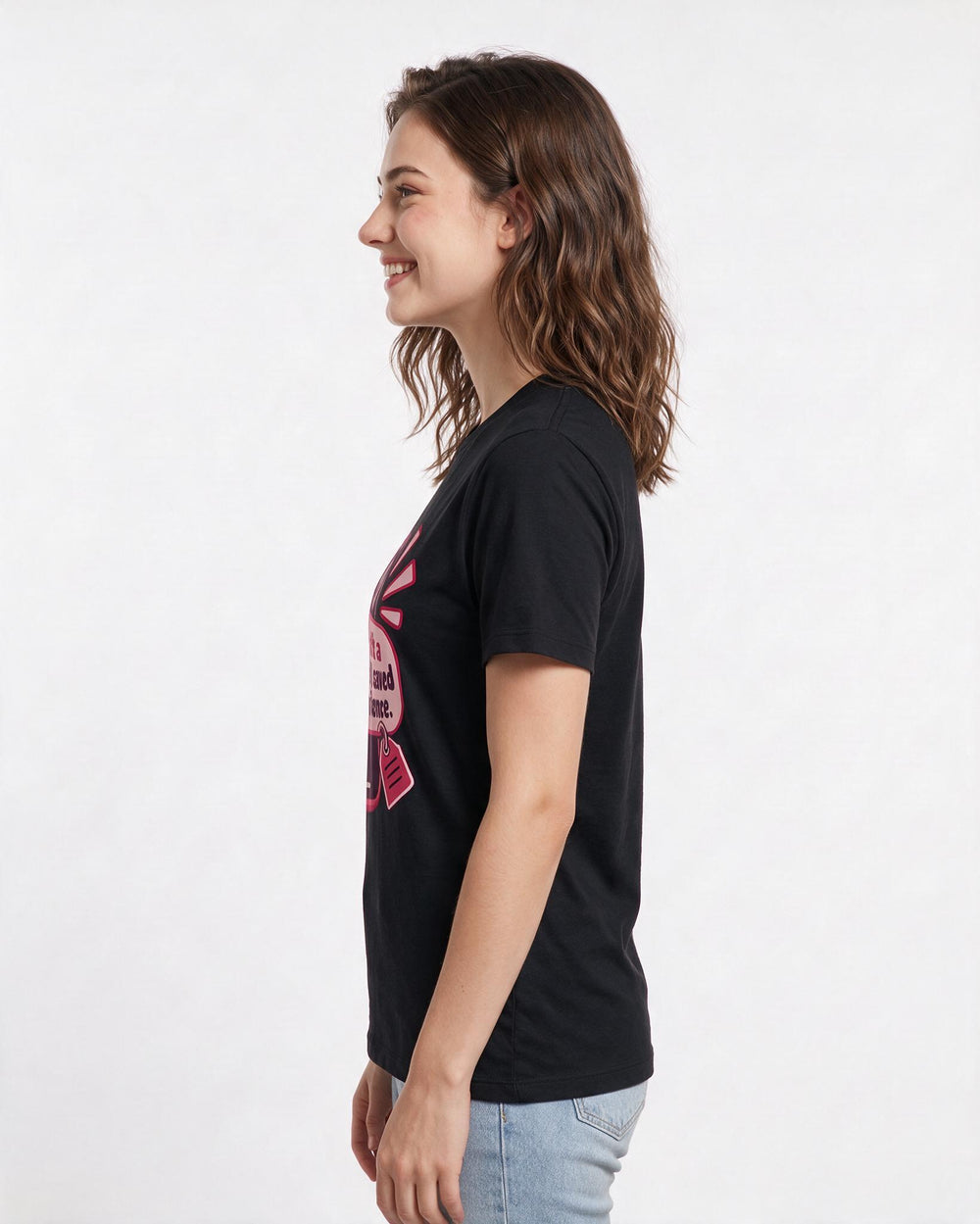 Political Statement Black T-Shirt for Women – Everyday Expression Graphic Tee product image 2