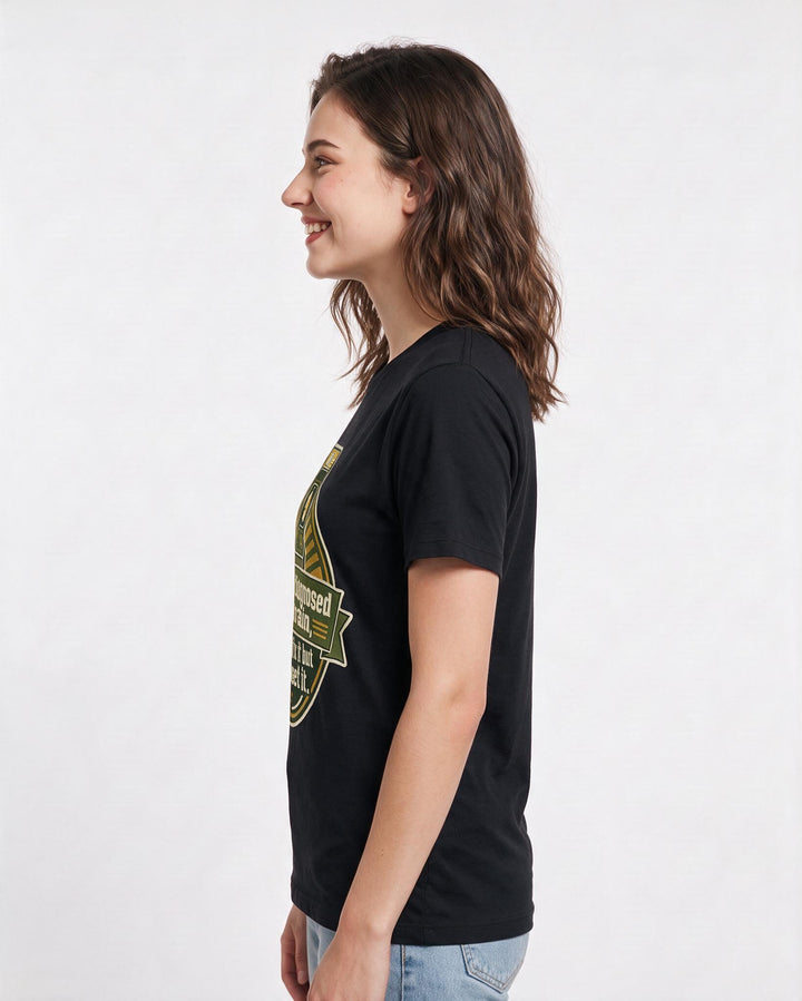 Graphic Women's Black T-Shirt - Finally diagnosed my brain, not to fix product image 2