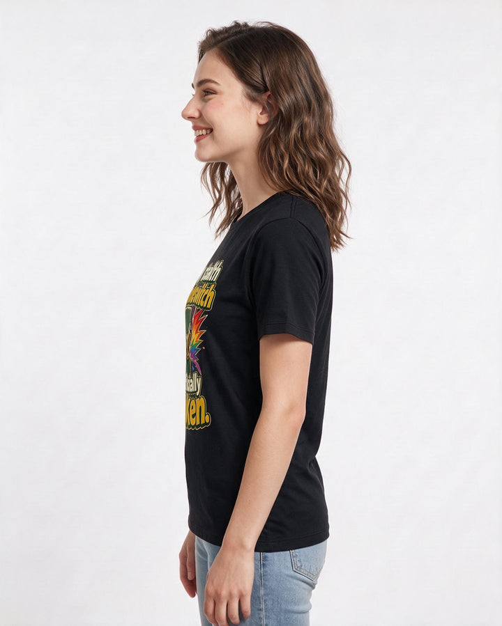 Pride Women's Black T-Shirt – My stealth mode switch is officially product image 2