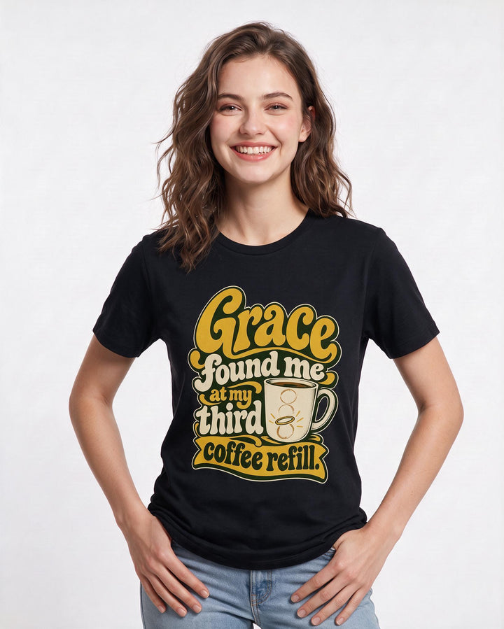 Christian Faith Black T-Shirt for Women – Everyday Expression Graphic Tee product image 1