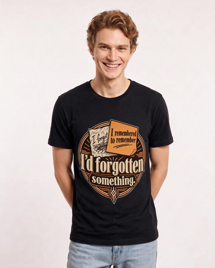 Meme Black T-Shirt for Men – Everyday Expression Graphic Tee product image 1