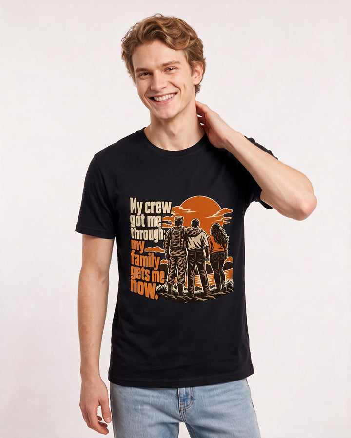 Veteran Black T-Shirt for Men – Everyday Expression Graphic Tee product image 1