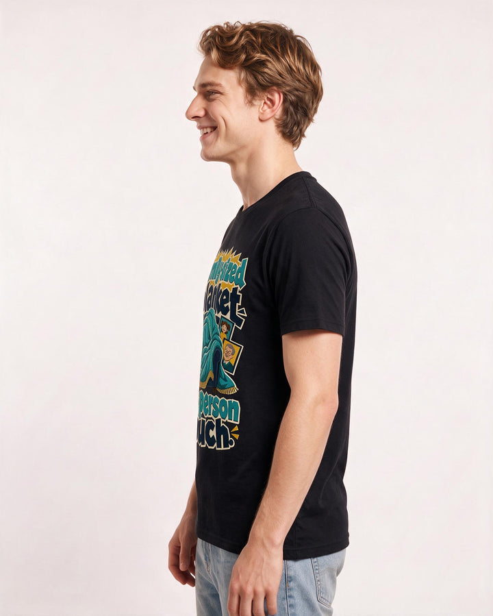 Grandparent Black T-Shirt for Men – Everyday Expression Graphic Tee product image 2