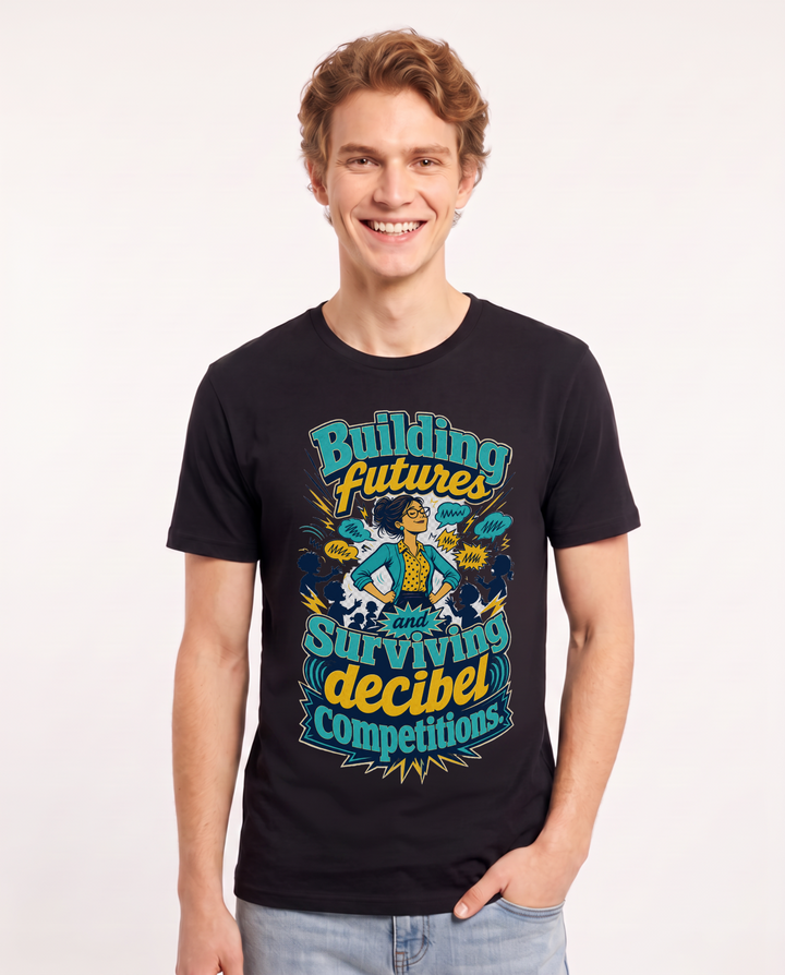Teacher Black T-Shirt for Men – Everyday Expression Graphic Tee product image 1