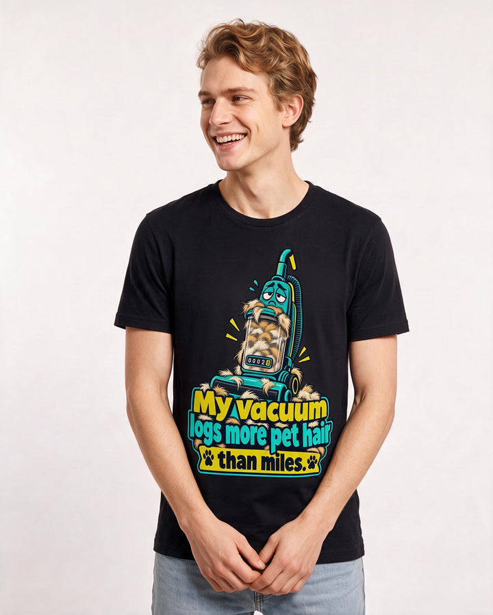 Cat Lover Black T-Shirt for Men – Everyday Expression Graphic Tee product image 1