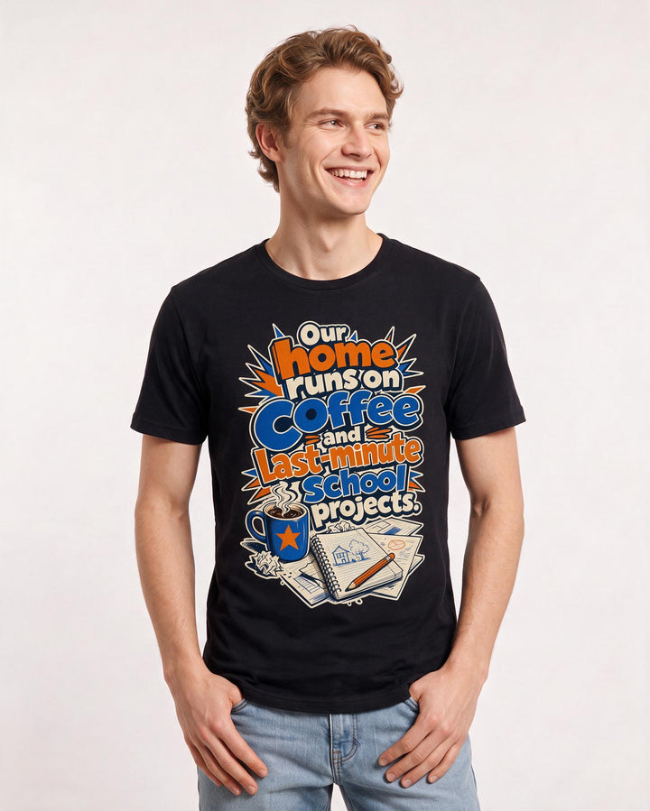 Grandparent Black T-Shirt for Men – Everyday Expression Graphic Tee product image 1