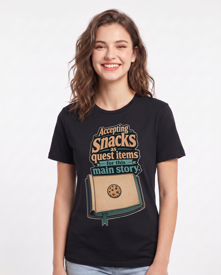 Gaming Black T-Shirt for Women – Game Night Graphic Tee product image 3