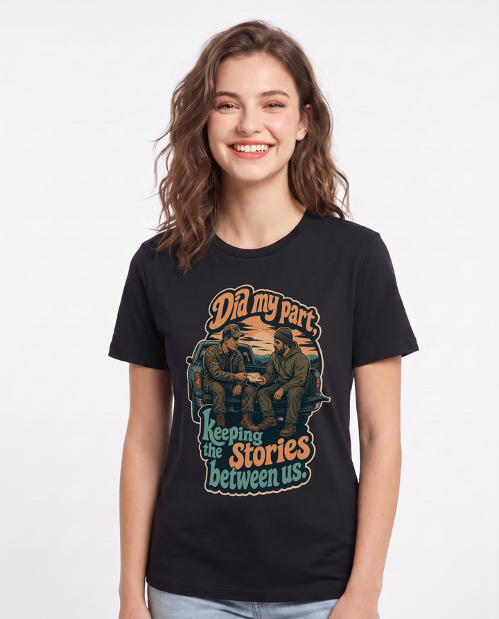 Veteran Black T-Shirt for Women – Everyday Expression Graphic Tee product image 3