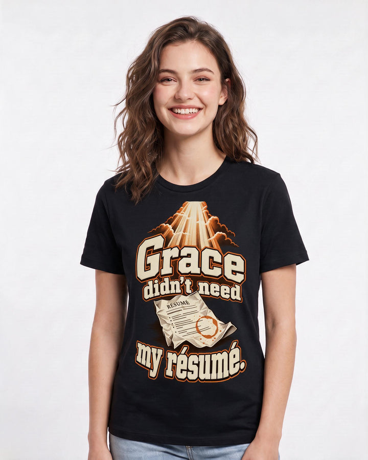 Christian Faith Black T-Shirt for Women – Everyday Expression Graphic Tee product image 1