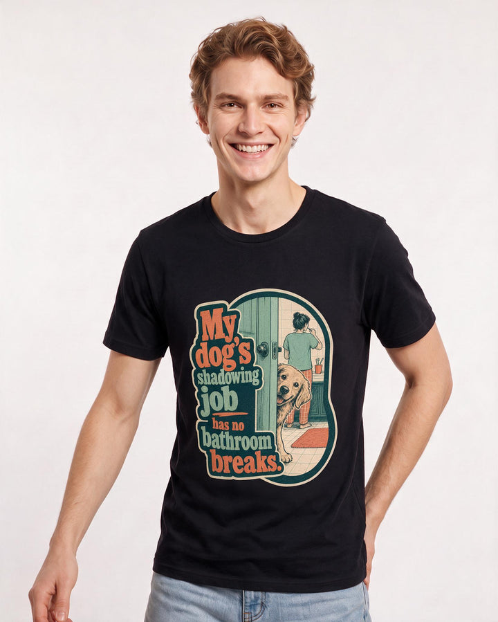 Cat Lover Black T-Shirt for Men – Everyday Expression Graphic Tee product image 1