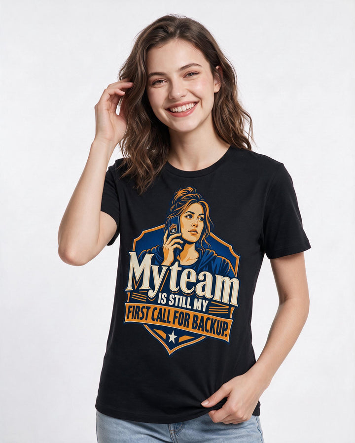 Veteran Black T-Shirt for Women – Everyday Expression Graphic Tee product image 1