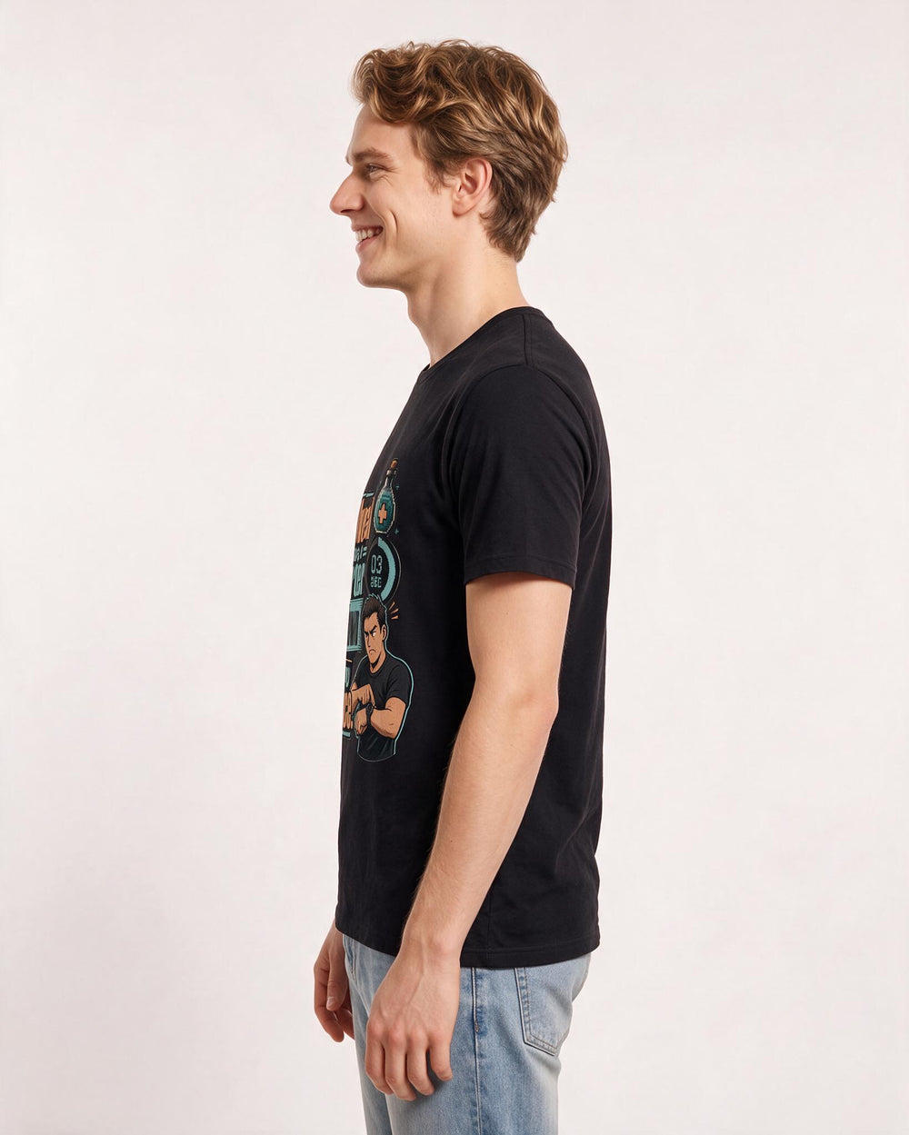 Gaming Black T-Shirt for Men – Game Night Graphic Tee product image 2