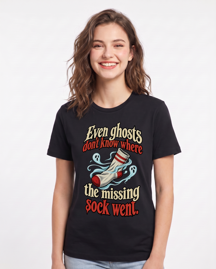 Halloween Black T-Shirt for Women – Halloween Theme Graphic Tee product image 3