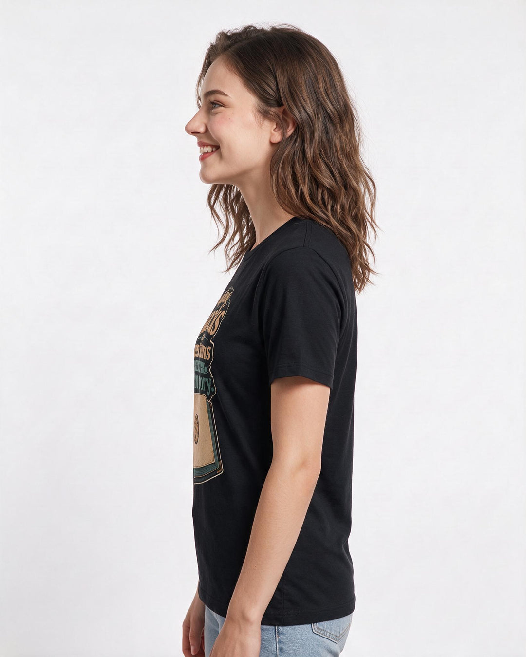 Gaming Black T-Shirt for Women – Game Night Graphic Tee product image 2