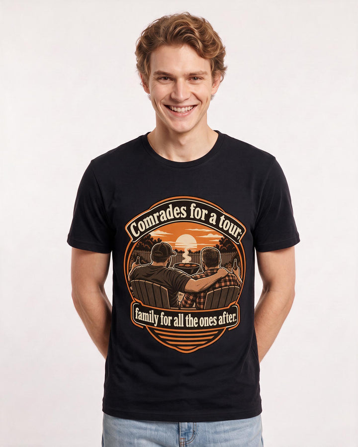 Veteran Black T-Shirt for Men – Everyday Expression Graphic Tee product image 1