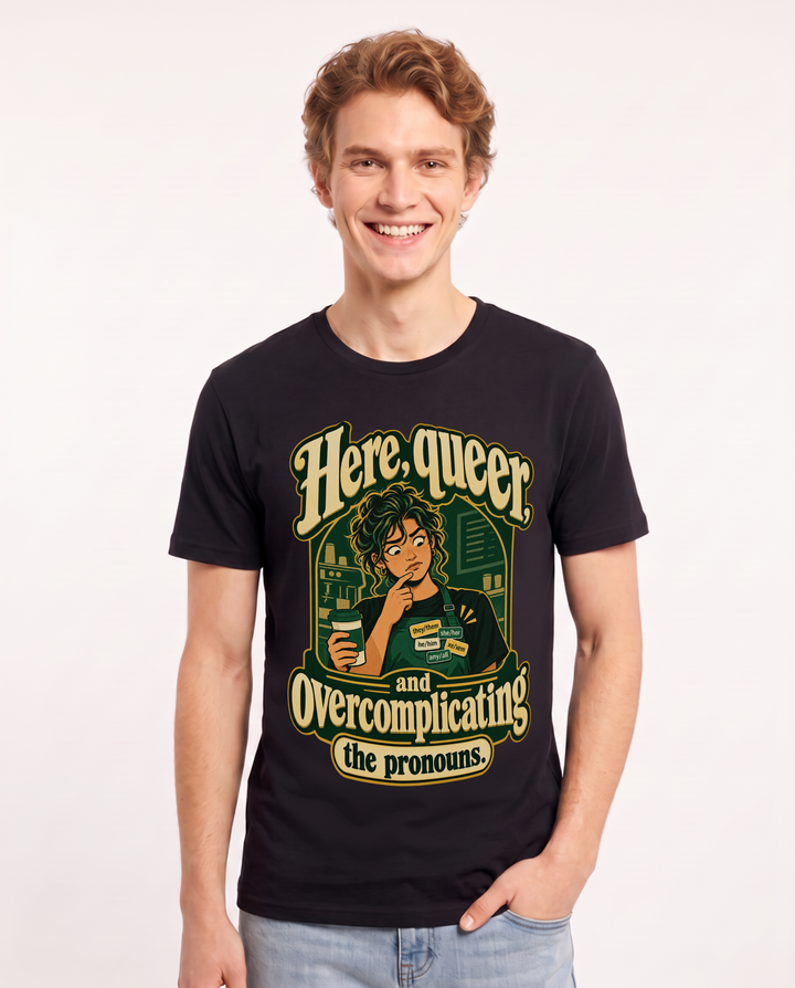 Pride Black T-Shirt for Men – Everyday Expression Graphic Tee product image 3