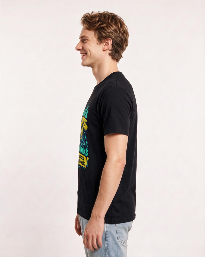 Christian Faith Black T-Shirt for Men – Everyday Expression Graphic Tee product image 2