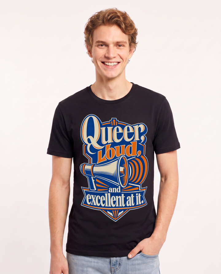 Pride Black T-Shirt for Men – Everyday Expression Graphic Tee product image 3